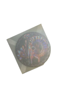 a piece of paper with an image of a bird on it